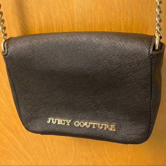 JUICY COUTURE Mini Crossbody Saffiano Textured Leather Part Chain Strap Bag - Picture 2 of 9